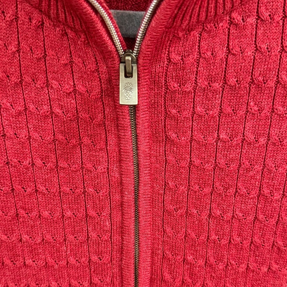 Tommy Bahama Pickford Cable half-zip sweater Dress size medium - Picture 4 of 10